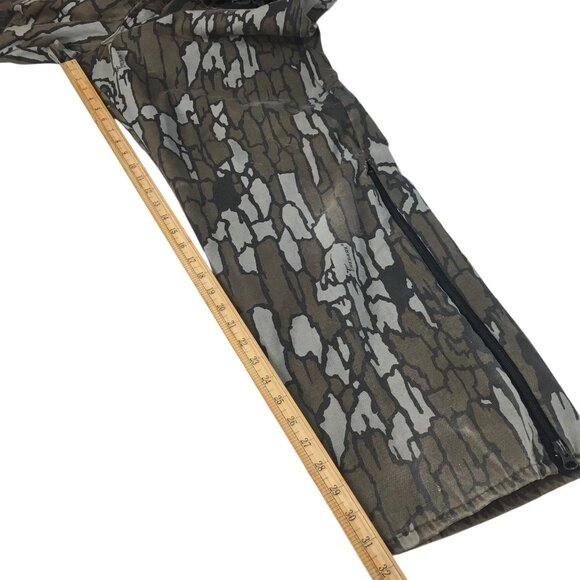 Vintage Cabela's Coveralls Mens Large Treebark Camo Hunting Overalls Zip 80s - Picture 12 of 16